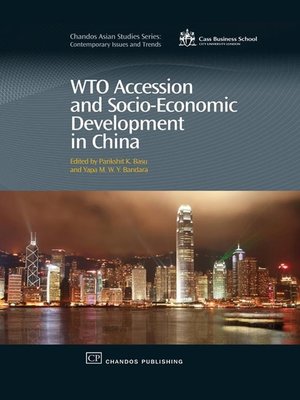 cover image of Wto Accession and Socio-Economic Development in China